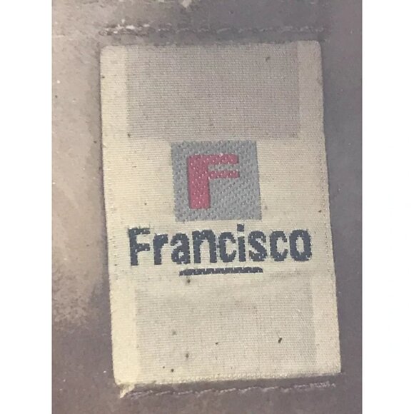 Francisco Mens Brown Leather Almond Toe‎ Lace Up Chukka Boots Size 10 D - Picture 8 of 9